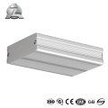 ZJD-E1014 100x69x24 boîtier en aluminium de boîtier de projet électronique d&#39;argent